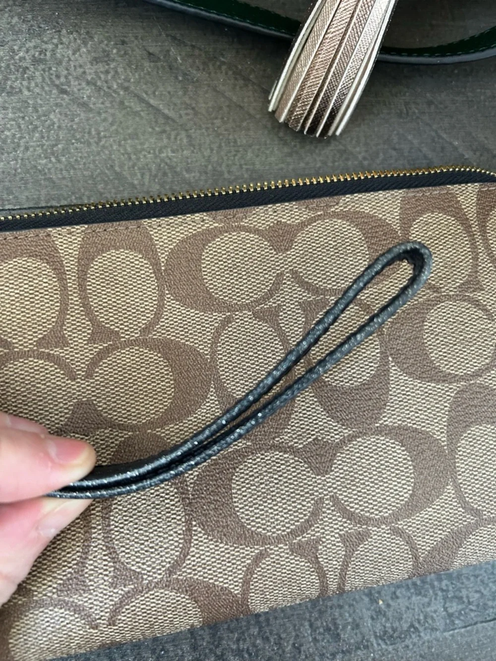 COACH large Halloween wristlet HTF - Picture 5 of 8